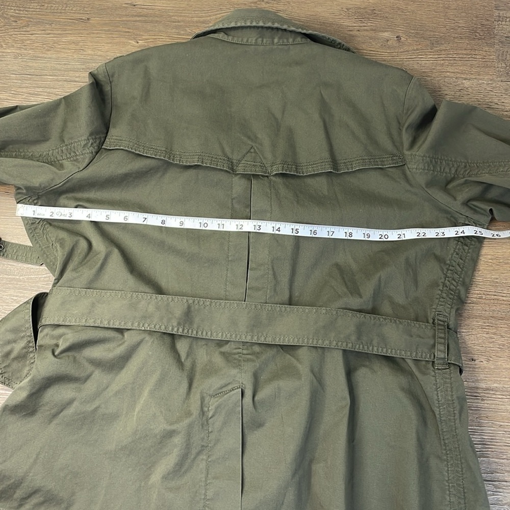 Coldwater Creek Women’s  Army Green Belted Utility Jacket, Size 18 - Picture 14 of 14